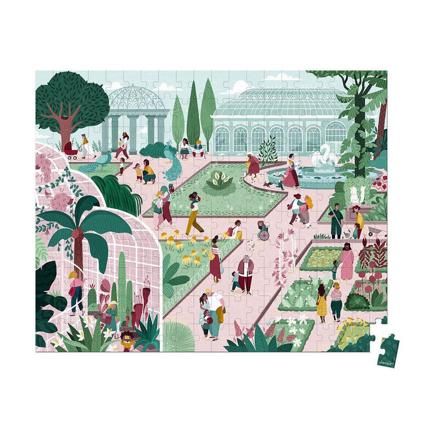 Janod - Botanical Garden (200-Piece Puzzle)