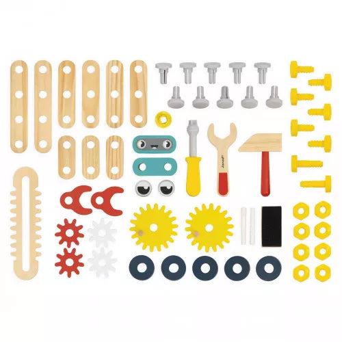 Janod - Brico'Kids: Big Robot Diy Workbench