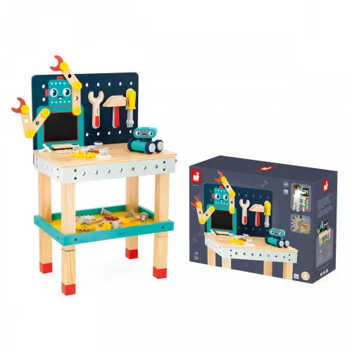 Janod - Brico'Kids: Big Robot Diy Workbench