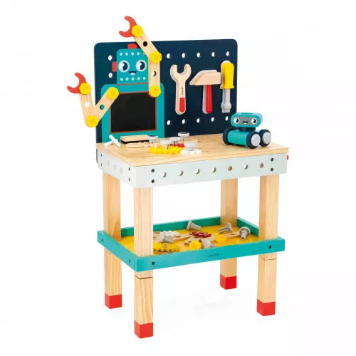 Janod - Brico'Kids: Big Robot Diy Workbench