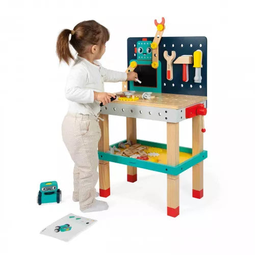 Janod - Brico'Kids: Big Robot Diy Workbench