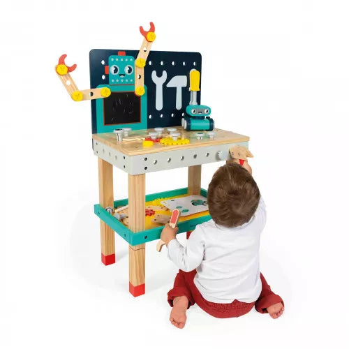 Janod - Brico'Kids: Big Robot Diy Workbench