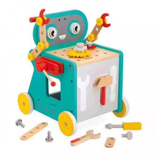 Janod - Brico'Kids: Robot Trolley