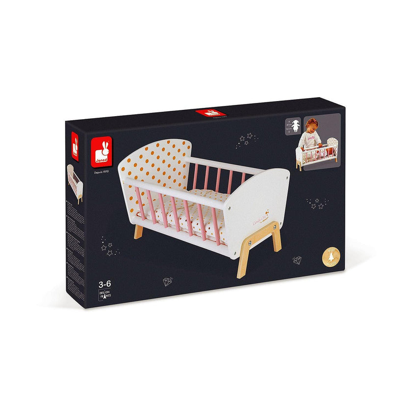 Janod - Candy Chic - Doll Bed