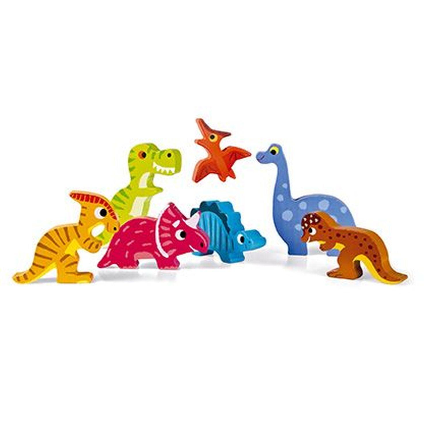 Janod - Chunky Puzzle - Dinosaurs