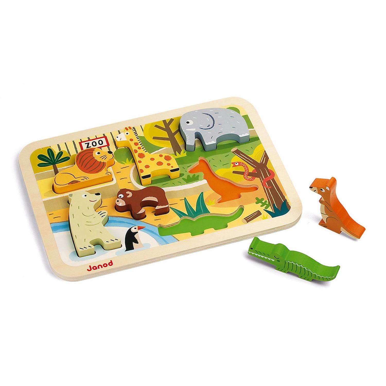 Janod - Chunky Puzzle - Zoo