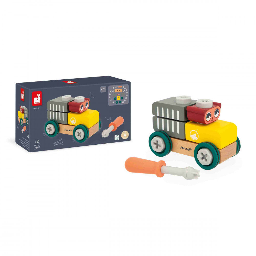Janod - DIY Car Bear Brico'Kids