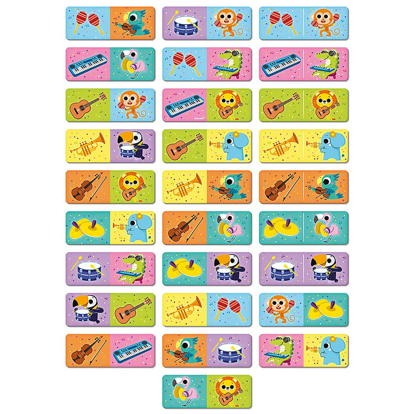 Janod - Dominoes - Musical Instruments