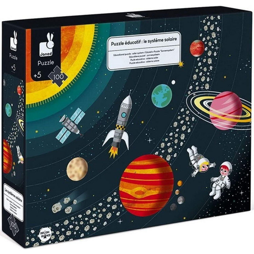 Janod - Educational - Solar System (100-Piece Puzzle)