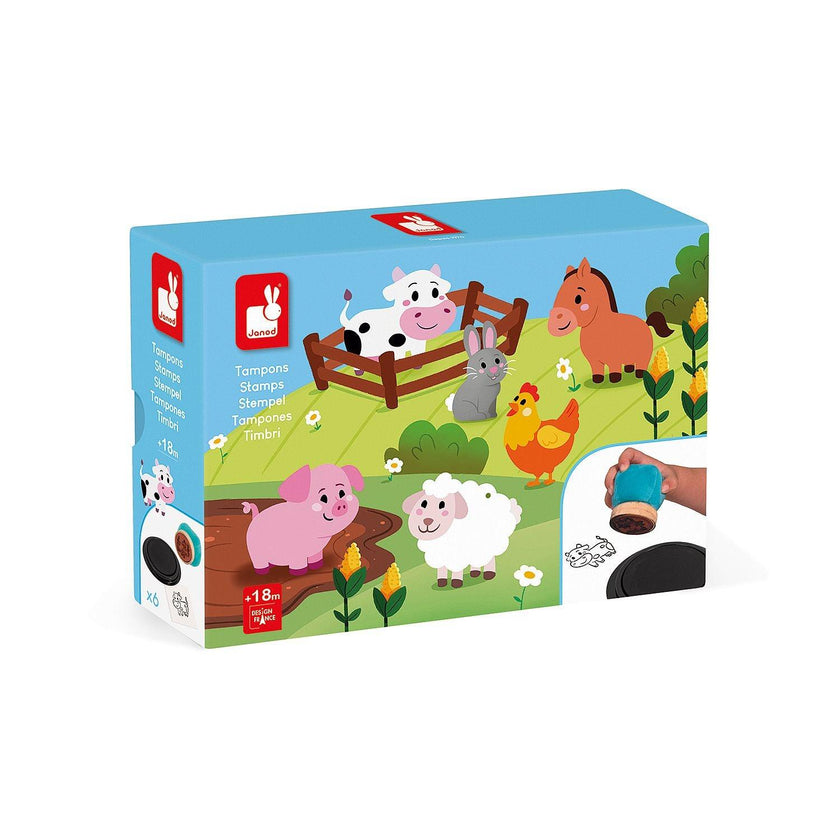 Janod - Fabric Stamps - Farm