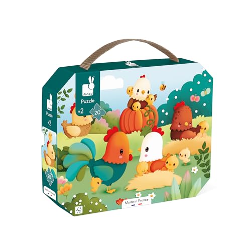 Janod - Farm: Welcome To The Farmyard - 20Pcs