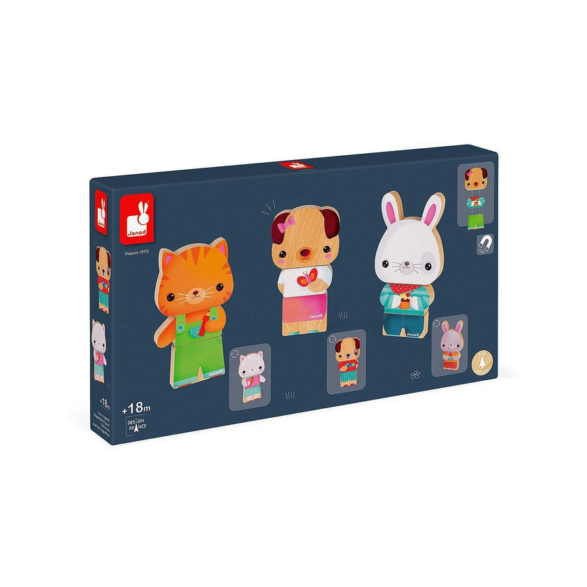 Janod - Funny Magnets - Pets