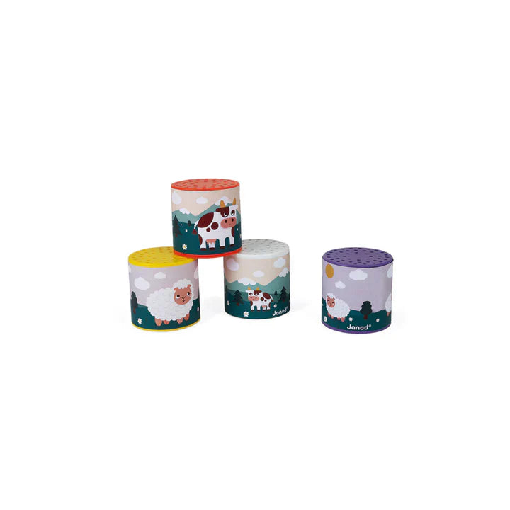 Janod - Janod Pocket -Moo And Baa Noisemaker