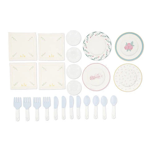 Janod - MAMIE SOLEIL: DINNER WARE SUITCASE