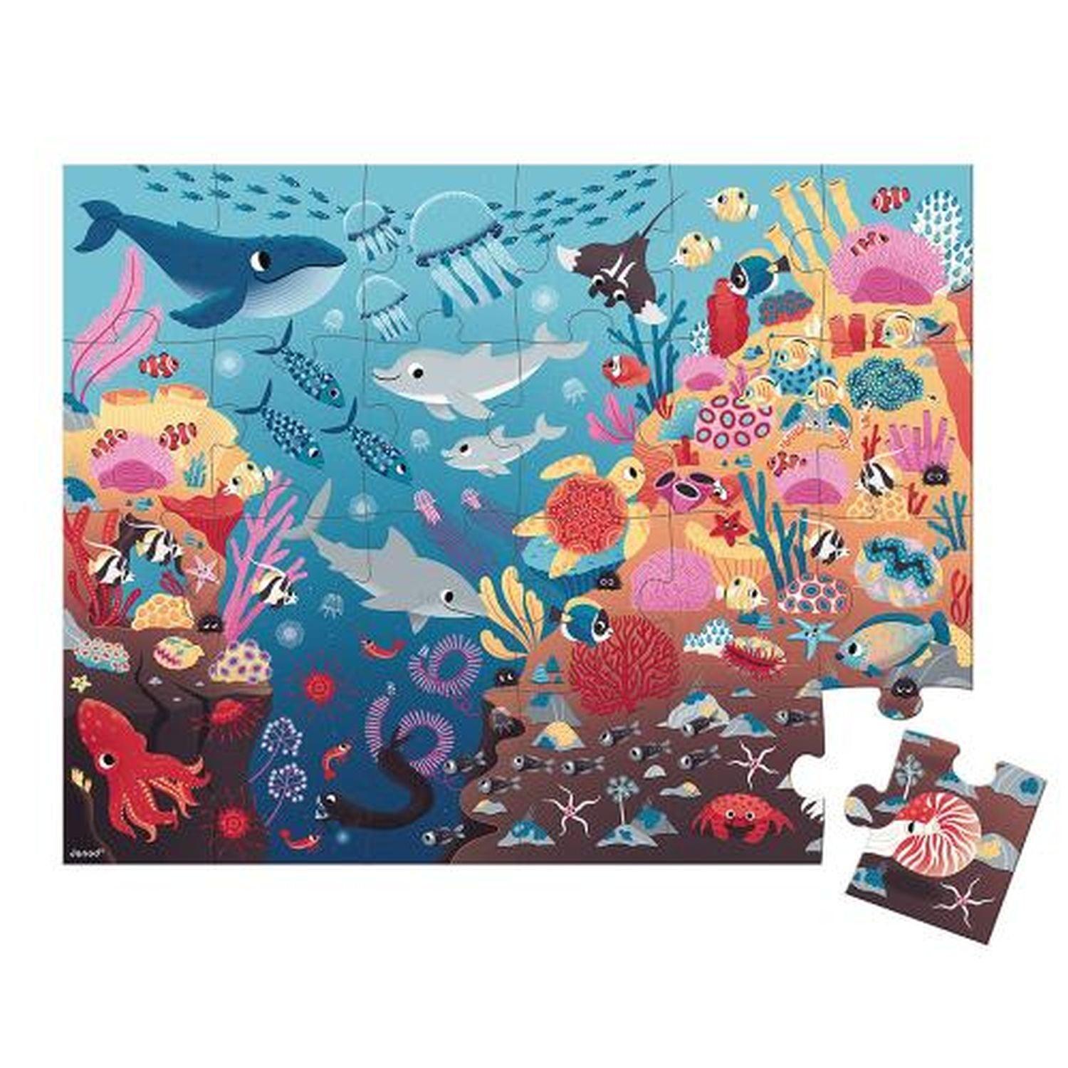 Janod - Magic - Ocean (24-Piece Puzzle)