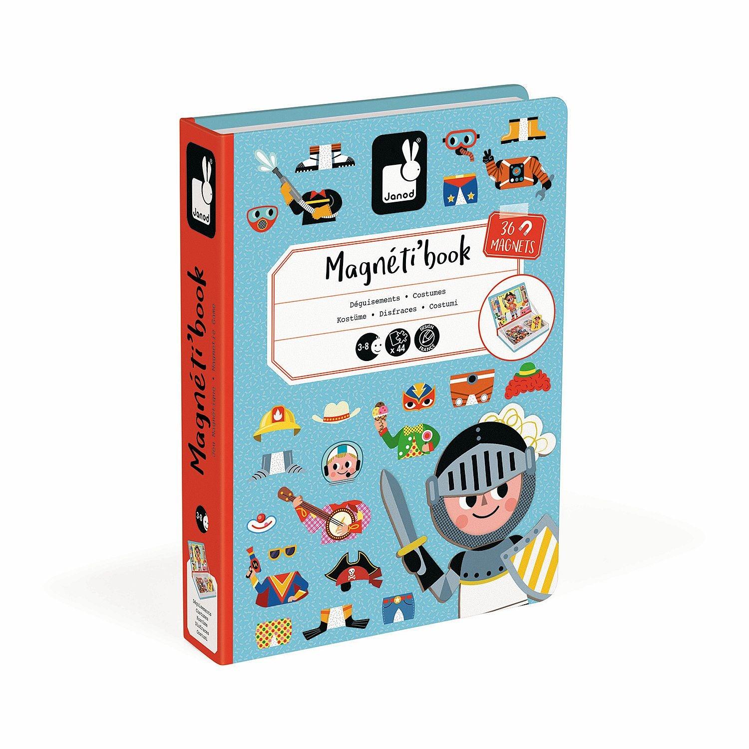 Janod - Magnetibook - Boy Costumes