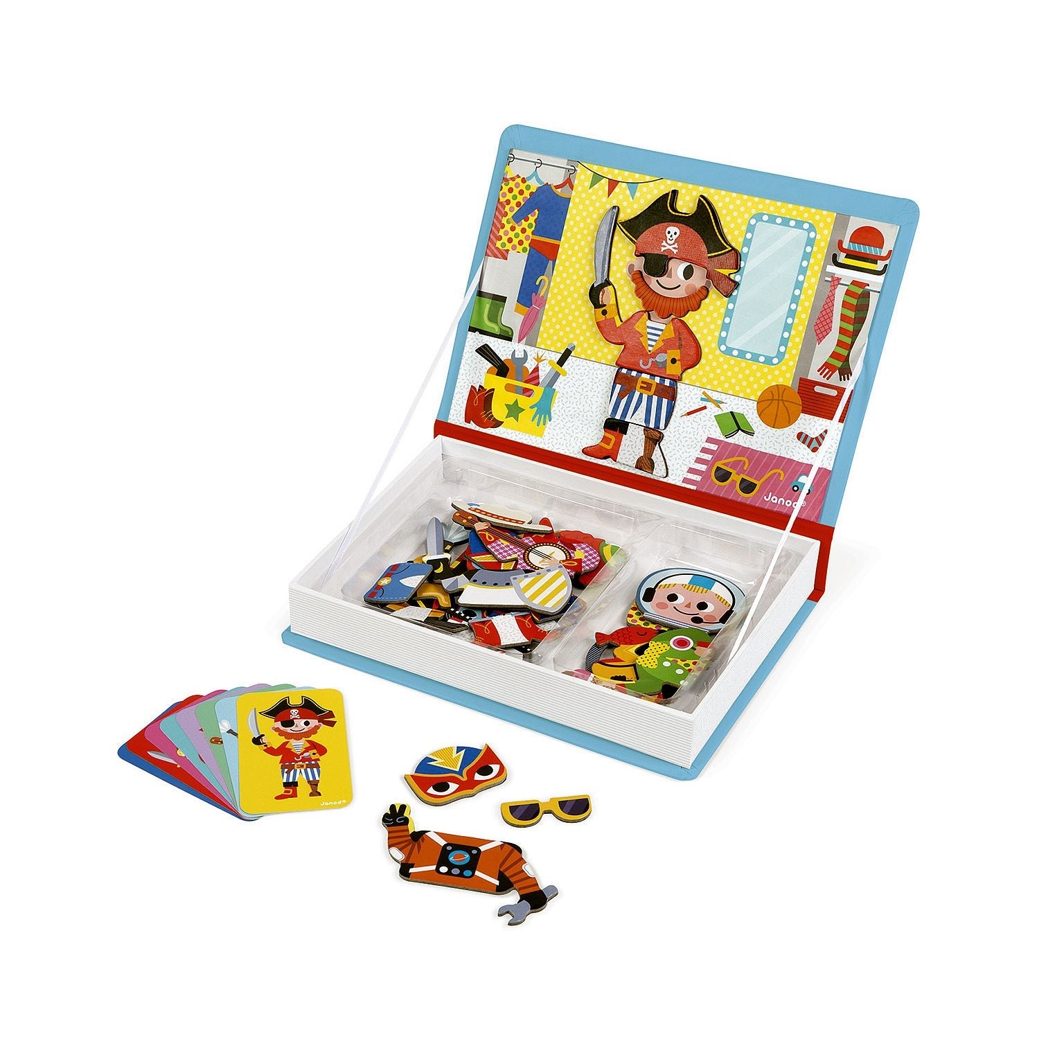 Janod - Magnetibook - Boy Costumes