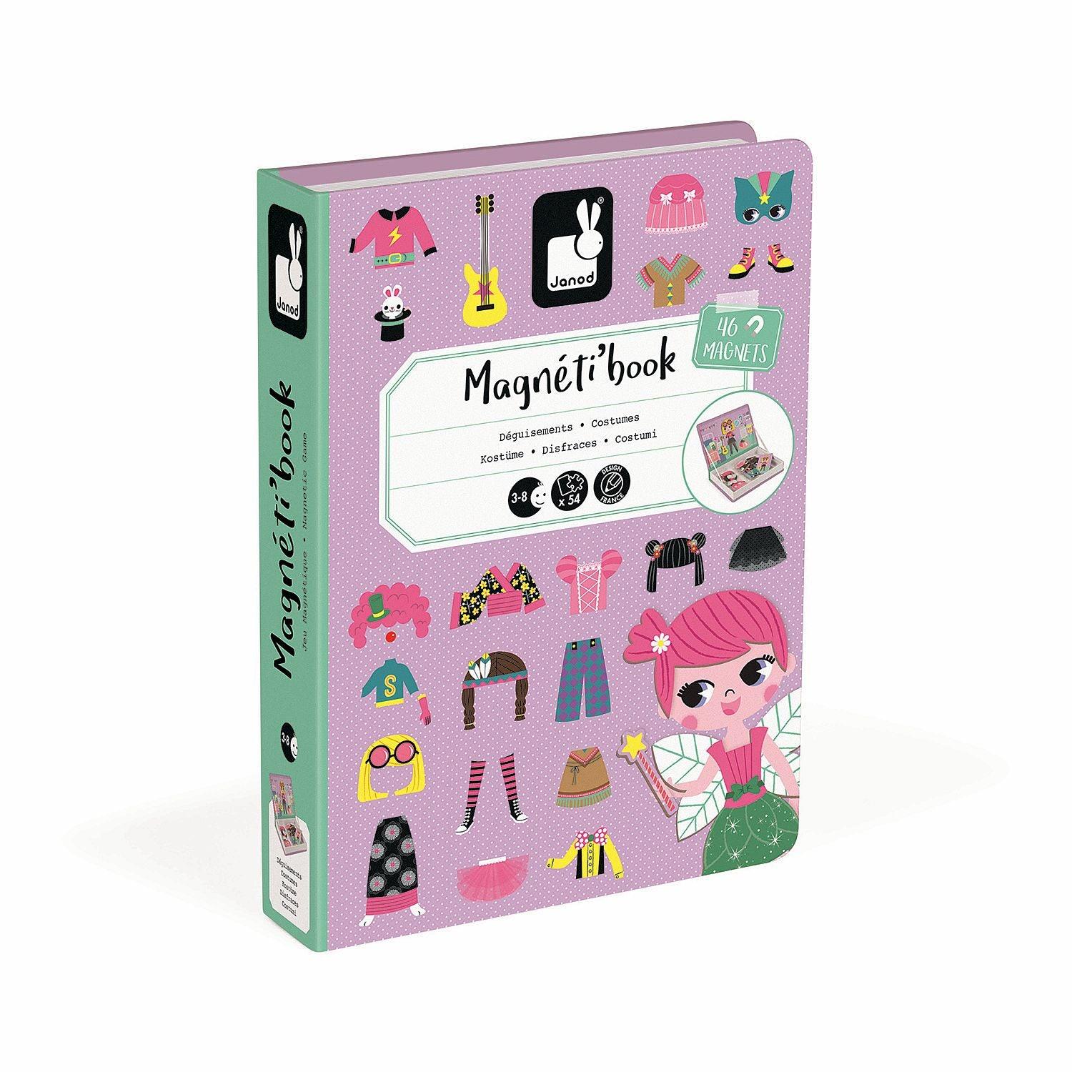 Janod - Magnetibook - Girl Costumes