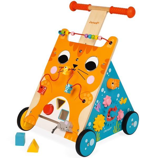 Janod - Multi-Activities Cat Baby Walker