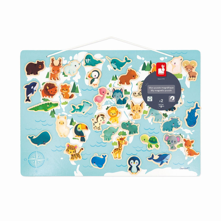 Janod - My Minikids Magnetic World Map