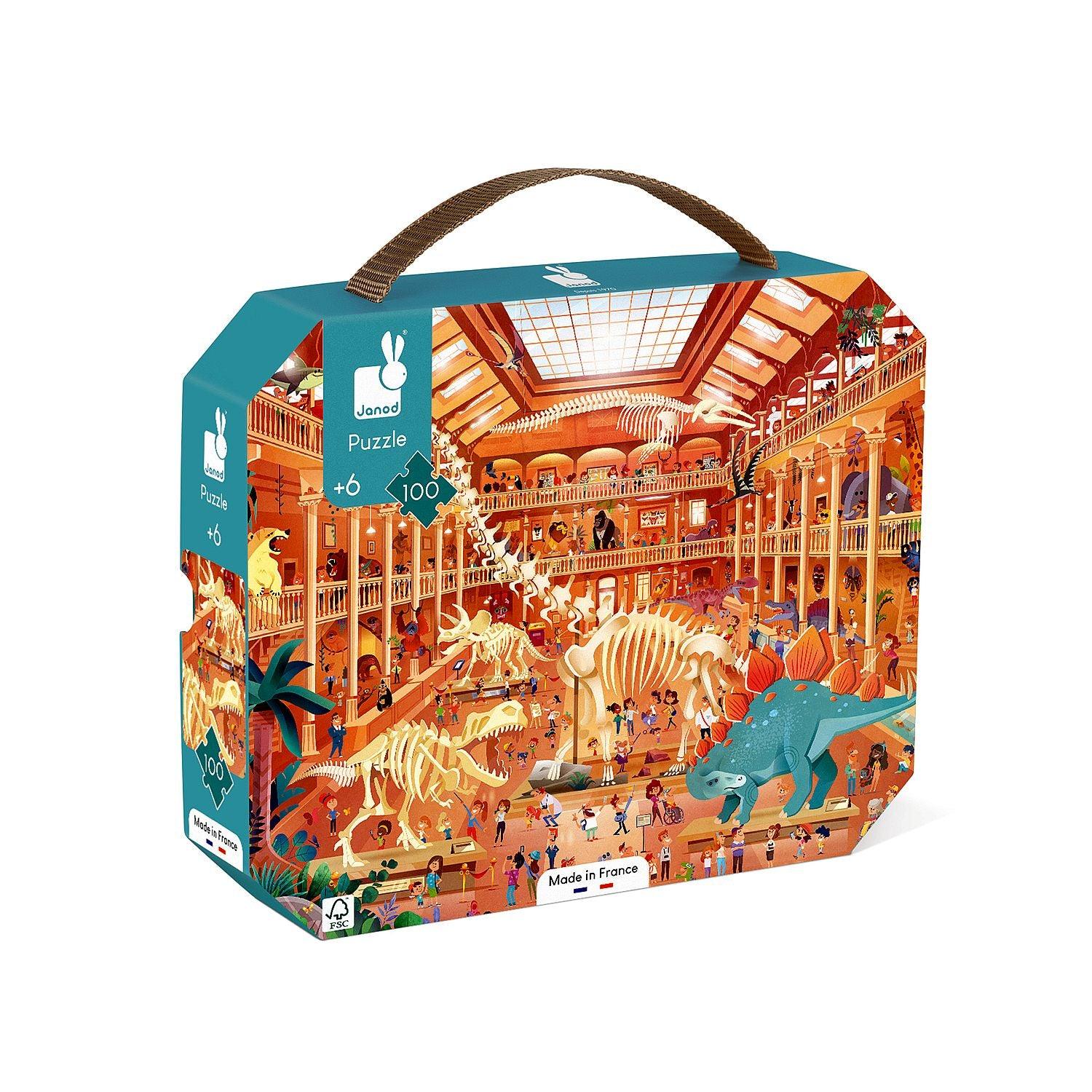 Janod - Natural History Museum (100-Piece Puzzle)