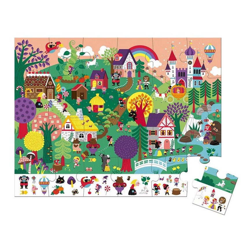 Janod - Observation - The Tales (24-Piece Puzzle)