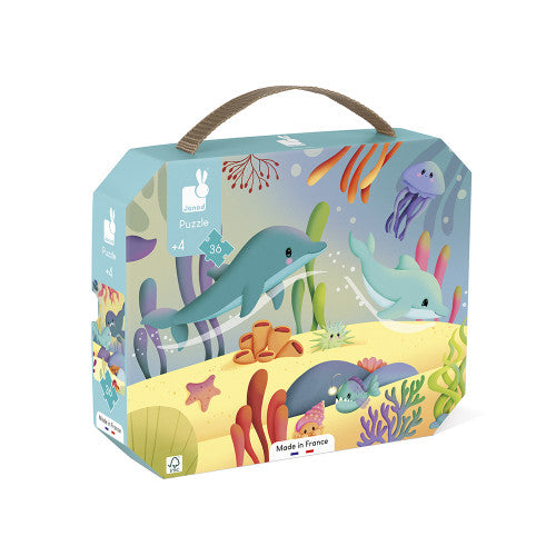 Janod - PZ36: PANORAMA - SEA ANIMAL PUZZLE