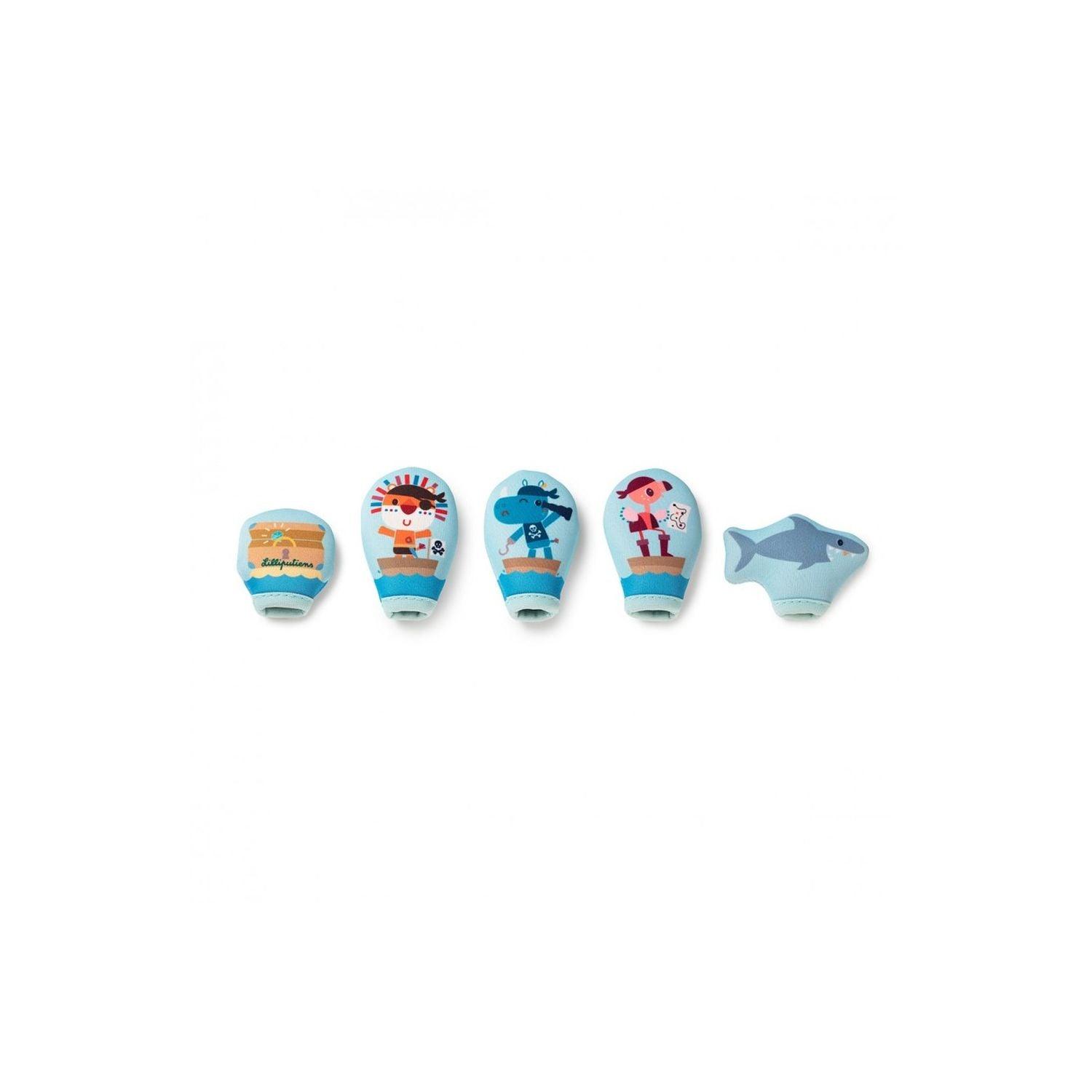 Janod - Pirates - Bath Finger Puppets