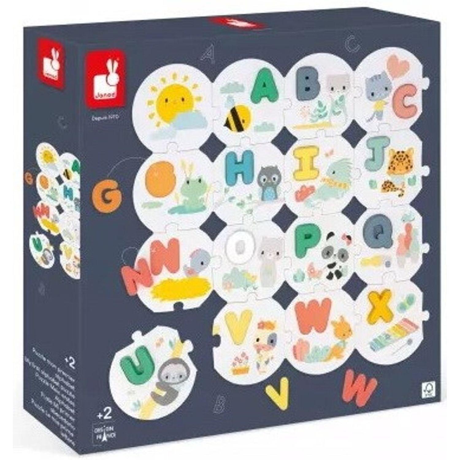 Janod - Pure - My First Alphabet Puzzle (FR)