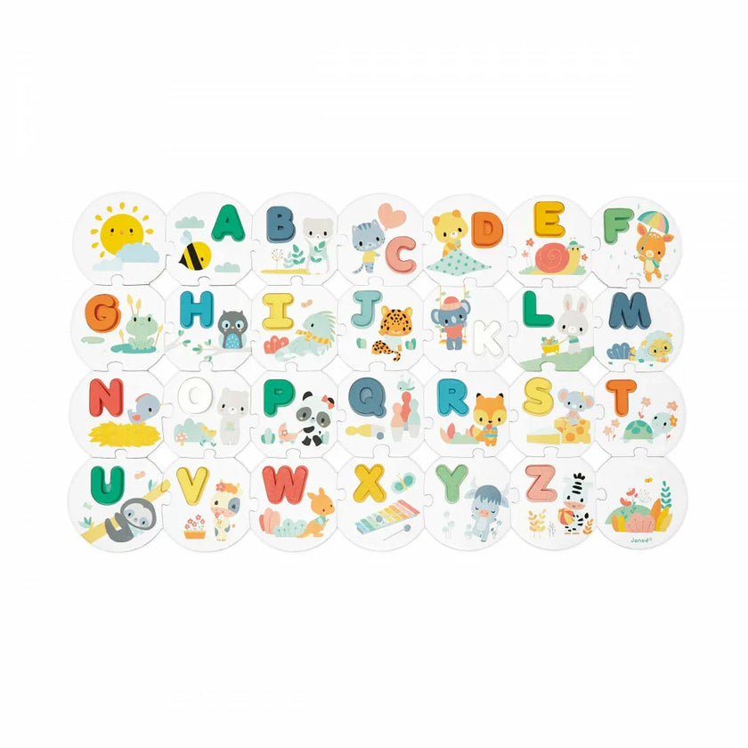 Janod - Pure - My First Alphabet Puzzle (FR)