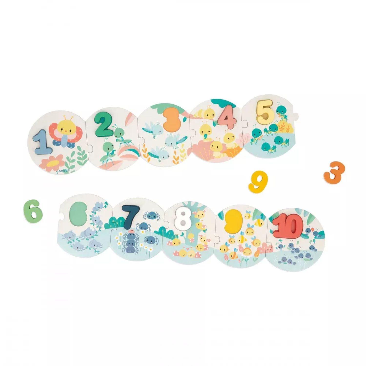 Janod - Pure - My First Numbers Puzzle