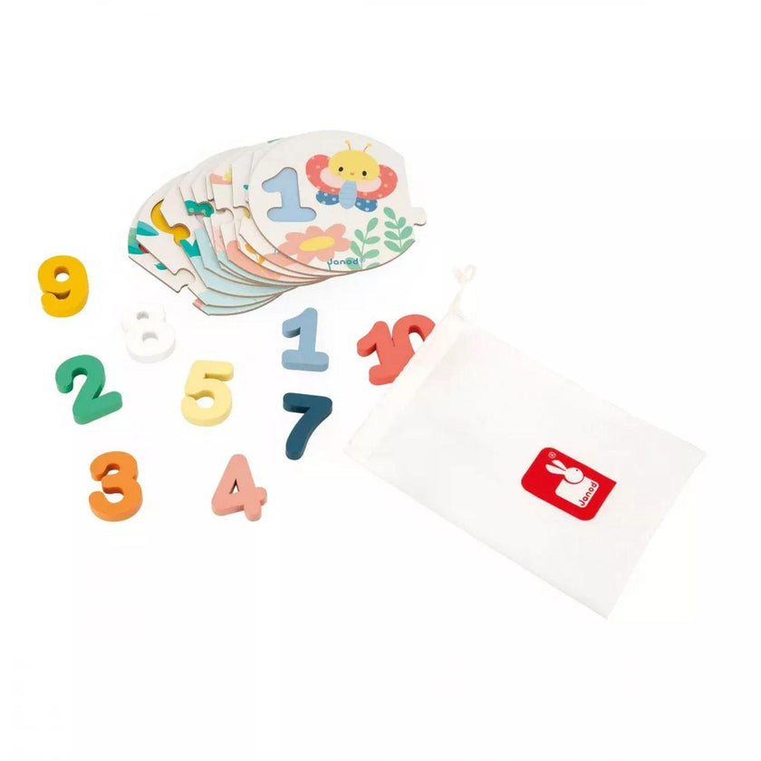 Janod - Pure - My First Numbers Puzzle