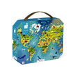 Janod - Puzzle 100 - World (100-Piece Puzzle)