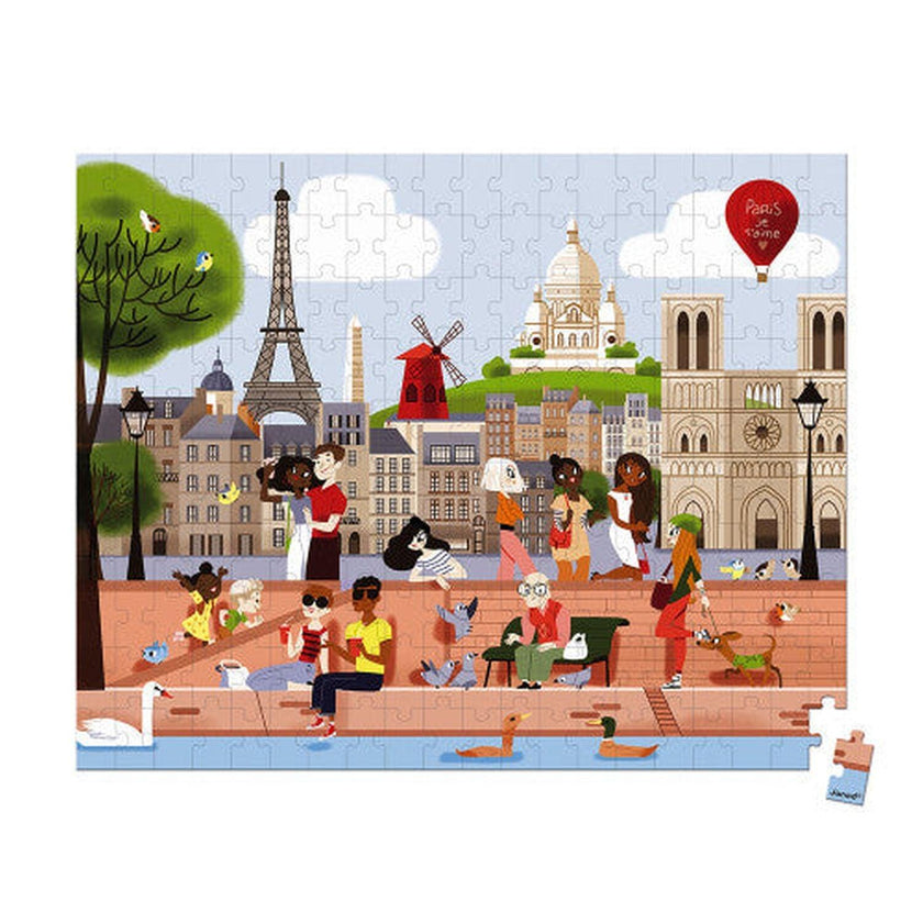 Janod - Puzzle 200 - Paris (200-Piece Puzzle)