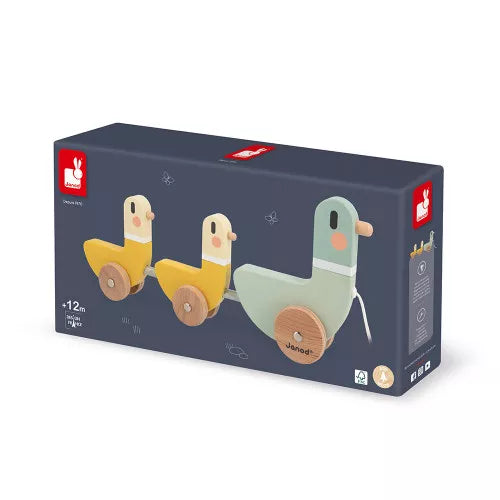 Janod - SWEET COCOON: PULL-ALONG DUCKS