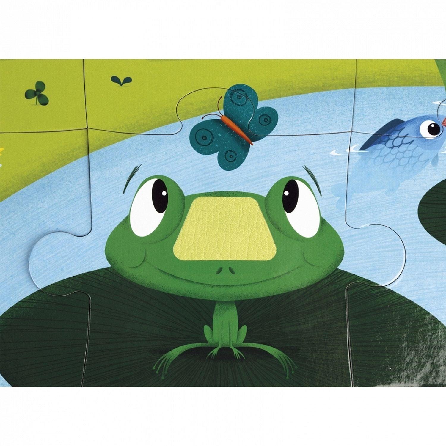 Janod - Tactile - Farm Animals (20-Piece Puzzle)
