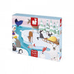 Janod - Tactile - Life On Ice (20-Piece Puzzle)