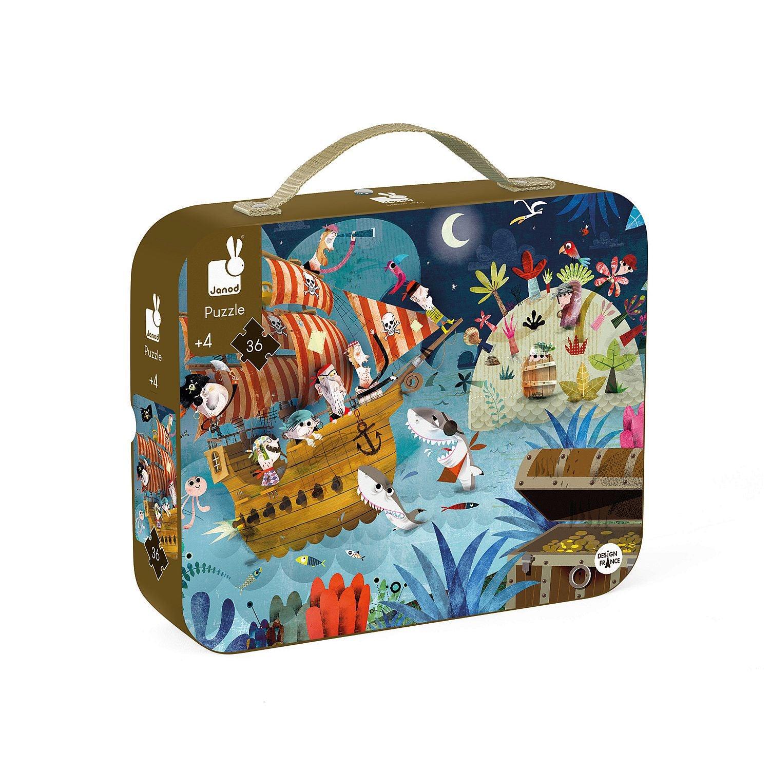 Janod - Treasure Hunt (36-Piece Puzzle)