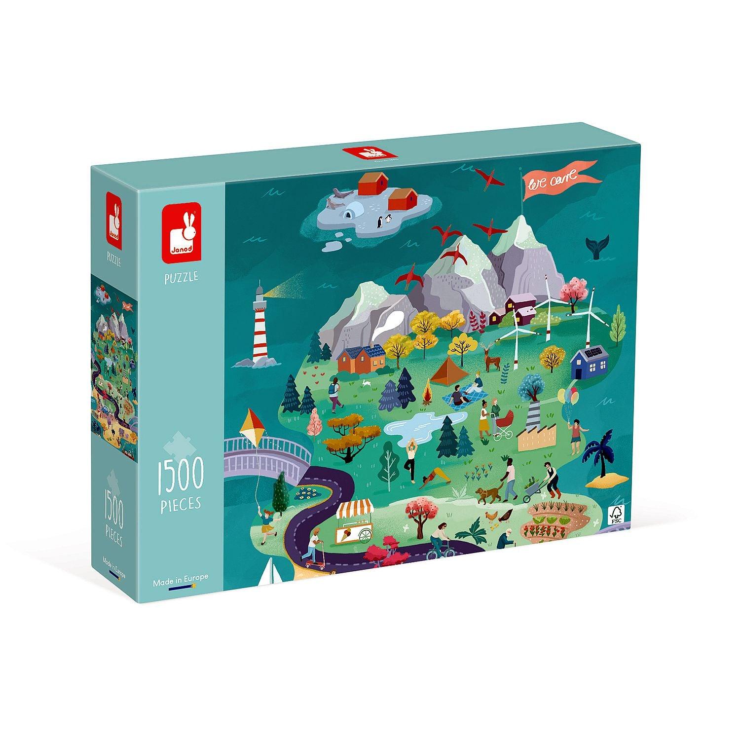 Janod - Trip To Harmony Islands (1500-Piece Puzzle)