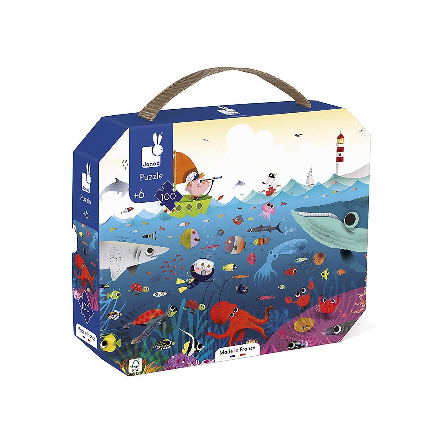 Janod - Underwater World (100-Piece Puzzle)