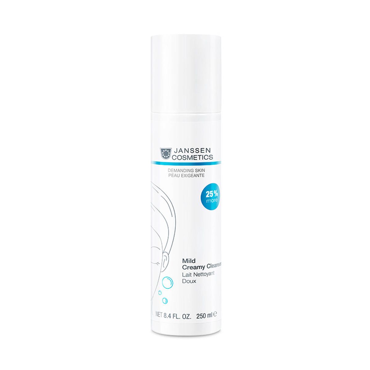 Janssen - Sensitive Mild Creamy Cleanser 250 ml (Dry Skin)