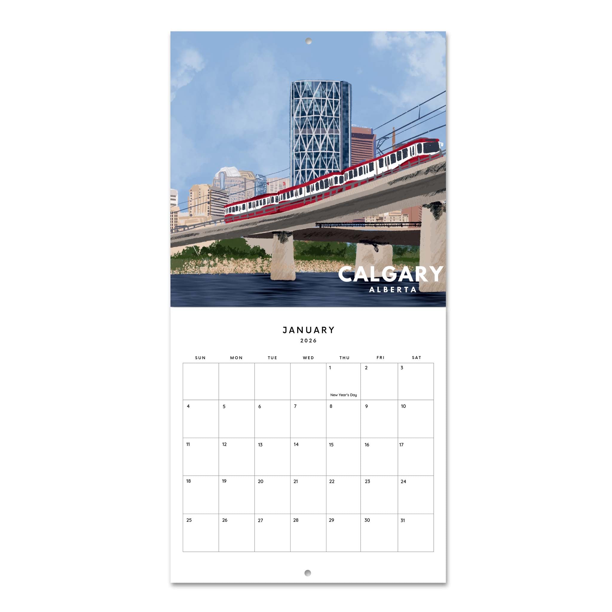 Places Of Canada 2026 Wall Calendar