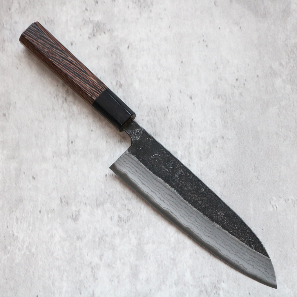 Hatsukokoro Kurouchi Santoku 180mm