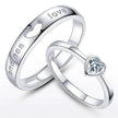 Japanese & Korean Style Unisex Heart To Heart Love Ring