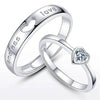 Japanese & Korean Style Unisex Heart To Heart Love Ring