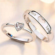 Japanese & Korean Style Unisex Heart To Heart Love Ring