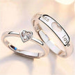Japanese & Korean Style Unisex Heart To Heart Love Ring