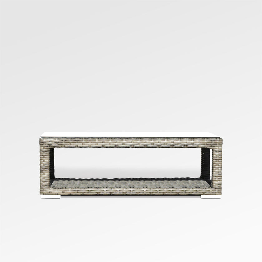 Jasmine Rectangle Coffee Table with Tempered Glass Top