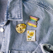 No Shelf Control Enamel Pin