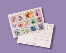 Canada Provincial Floral Postage Stamp Postcard